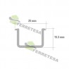 CARRIL INFERIOR PARA DN-80-PL 6mts.