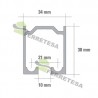 SISTEMA TWIN TELESCOPICO MD MADERA
