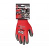 GUANTE H256 ROJO POLIAMIDA/LATEX T-08/M