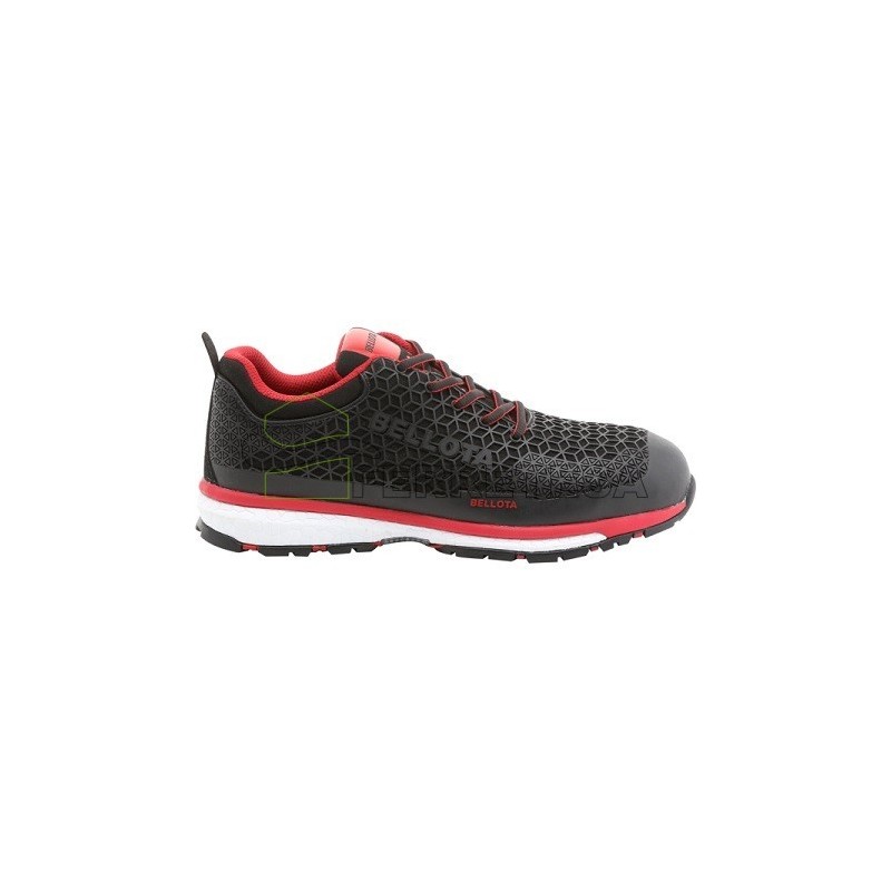 ZAPATILLA 72223 Nº 42 S3 NG/ROJA