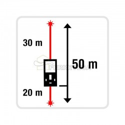 MEDIDOR LASER METRICA FLASH DOBLE 60m