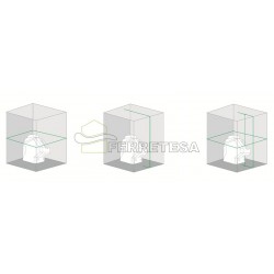 NIVEL LASER VERDE 360º+PLOMADA+ VERTICAL