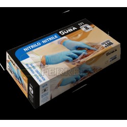 GUANTE NITRILO AZUL DESEC.T-9/L 100Uds.