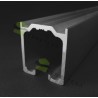 CARRIL U-150 ALUMINIO ANODIZADO 6Mts.