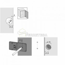 PLANTILLA DE MARCAR HETTICH MULTIBLUE