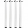 PATAS 870mm d-60mm REG. 4Uds. BLANCA