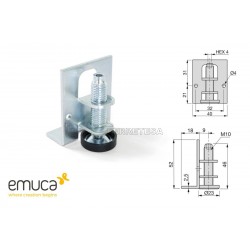 NIVELADOR REGULABLE M10 C/ESCUADRA EMUCA
