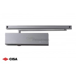 CIERRAPUERTAS DE GUIA DESLIZANTE CISA C2010.03 PLATA