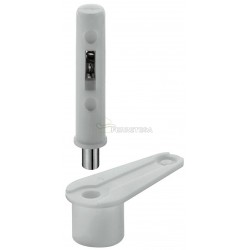 BISAGRA PIVOTANTE PLASTICO BLANCO