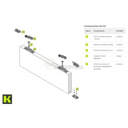 ACCESORIOS KRONA 60KG 0500-2 PLETINA SUPERIOR KRONA