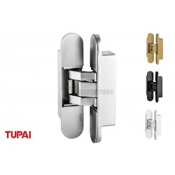 BISAGRA 3D OCULTA 140x30 CROMO SATINADO 1715 TUPAI