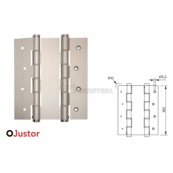 BISAGRA MUELLE DAA 180mm 2Uds PLATA JUSTOR