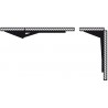 ESCUADRA ABATIBLE 280x130 30Kg PARA MESA HAFELE