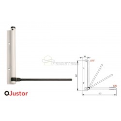 BRAZO MUELLE 56 BLANCO 40KG JUSTOR