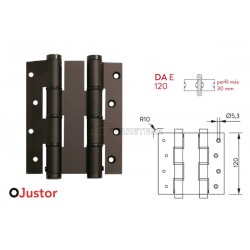 BISAGRA MUELLE 54 DAE 120x30 2Uds NEGRA JUSTOR
