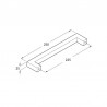 MANILLON DOBLE CUAD 25/225 INOX 304 3106