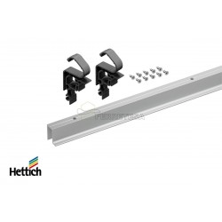 PERFIL WINGLINE SUPERIOR L 2,40m PLATA 9339510 HETTICH