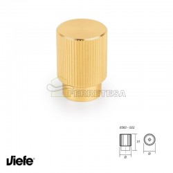 POMO ARPA 22mm LATON CEPILLAD 0583 VIEFE