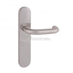 MANIVELA PLACA OVAL U INOX...