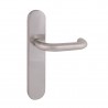 MANIVELA PLACA OVAL U INOX 5033