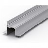 PERFIL FALSO TECHO UNIKGLASS+ SIN DINTEL 4mts PLATA