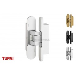 BISAGRA 3D OCULTA 140x30 BLANCO 1715 TUPAI