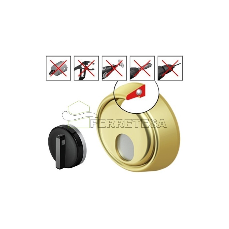 ESCUDO SEGURIDAD MAGNETICO CILINDRO PC5/DO 2 LL.