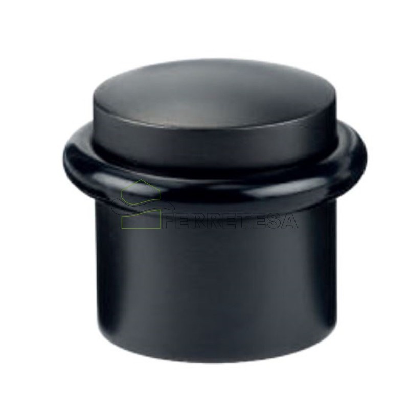 TOPE DE PUERTA Ø25x27mm.NEGRO MATE