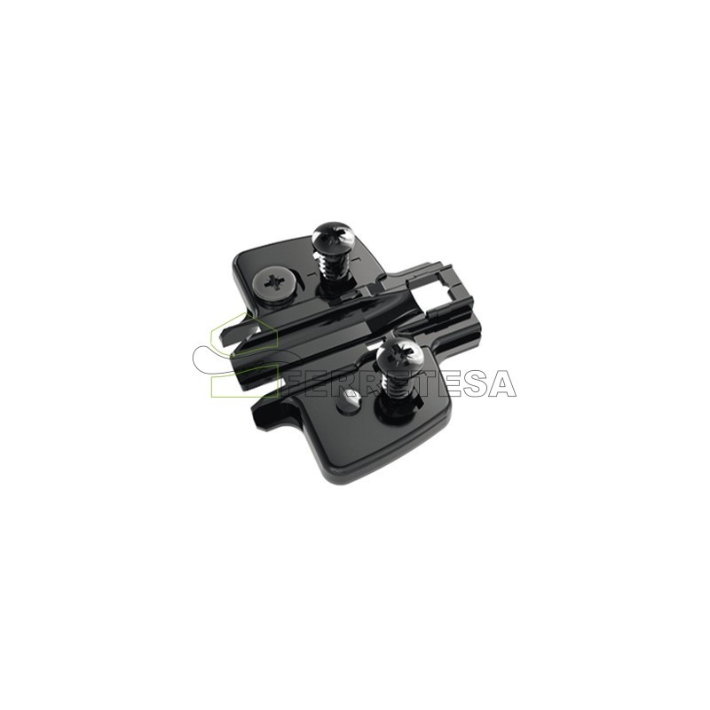 BASE 3,0 SENSYS TORNILLO EURO NEGRA TABLERO 16mm