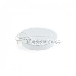 PASACABLE Ø80mm PLASTICO BLANCO
