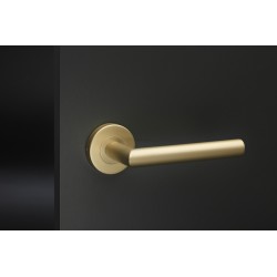 MANIVELA L RECTA 809 INOX ORO MATE MHA