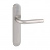MANIVELA PLACA L CURVA OVAL INOX 5031
