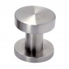 POMO PUERTA Ø PLANO MOD.879/50 INOX FIJO