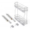 BOTELLERO LATERAL EXTRAIBLE SUPRAMAX 200mm SOFT CROMO