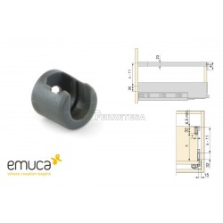 SOPORTE FRONTAL BARANDILLA GRIS 3110021