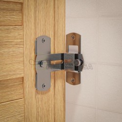ALDABILLA ACODADA PUERTA CORREDERA INOX.