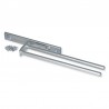 TOALLERO 2 BRAZOS 440mm ALUMINIO