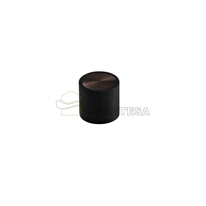 TOPE PUERTA d-30mm  TITANIUM CHOCO