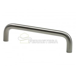 TIRADOR U 96mm ACERO INOXIDABLE