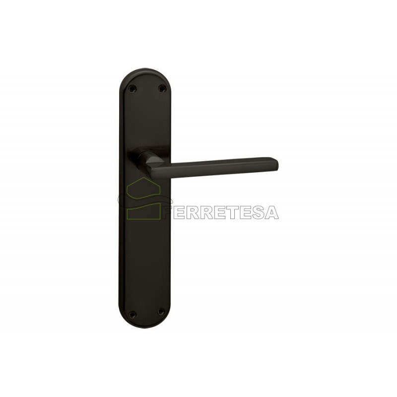 MANIVELA PLACA ELEGANT NEGRA 4239 ZAMAK