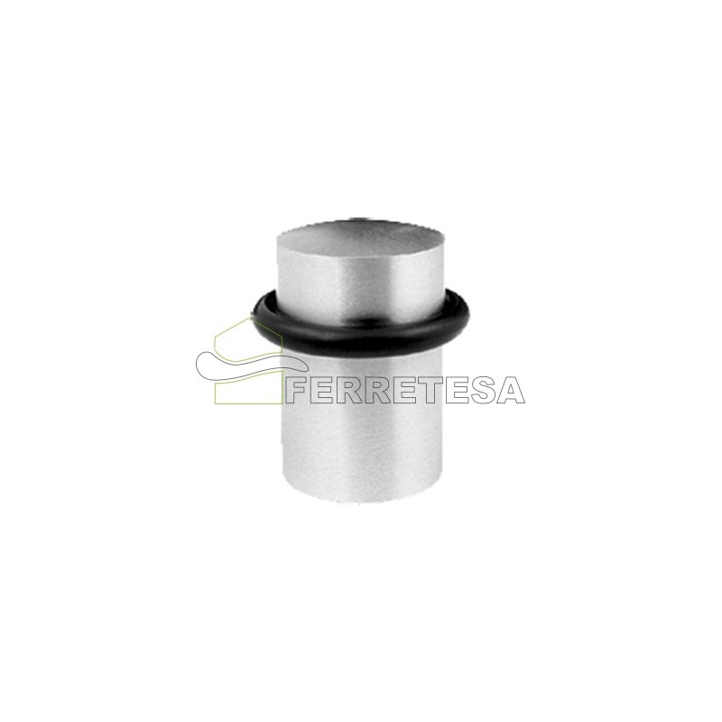 TOPE PUERTA 1623 ACERO INOX C/GOMA 44mm
