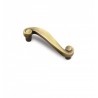 TIRADOR 7421/96mm LATON CEPILLADO
