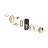 ESCUDO DE SEGURIDAD E-700 26 DORADO MATE
