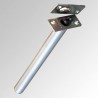 MUELLE ENCASTRADO DE CADENA Ø22mm PLATA