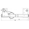 HERRAJE PUERTA MUEBLE ESCAMOTEABLE 504mm