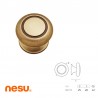 POMO 25X20mm CUERO CEPILLADO 6715 NESU