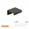 TIRADOR ALUMINIO CC32mm L50mm NEGRO MATE 857508 VIEFE