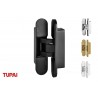 BISAGRA 3D OCULTA 140x30 NEGRO 1715 TUPAI
