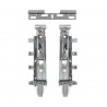 PAR COLGADORES  MODULO COCINA OCULTO 4 PATILLAS, CON CHAPA