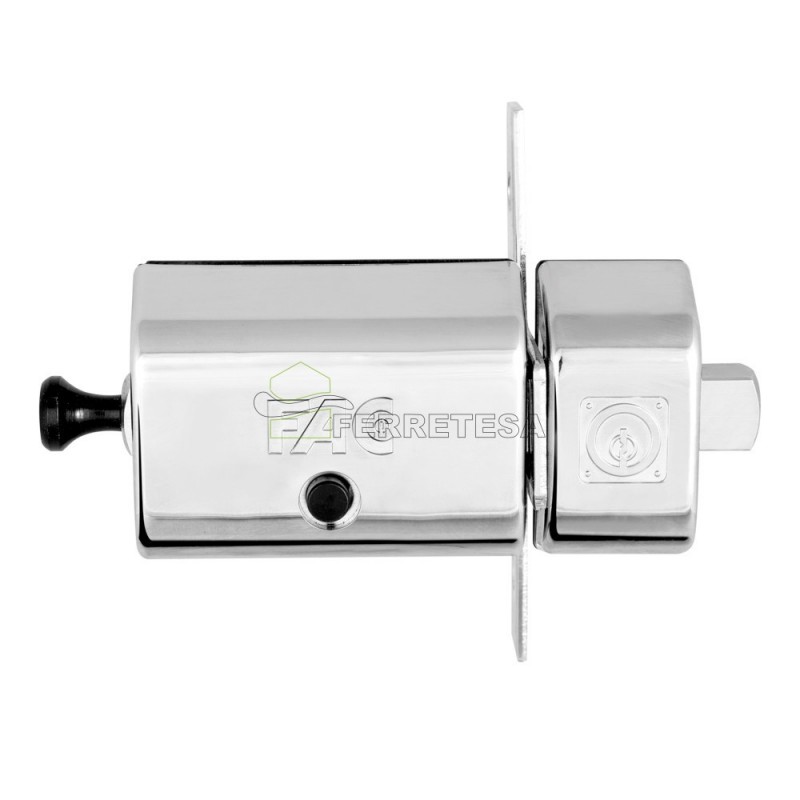 CERROJO 446-RP/80 MAGNETICO UVE CARCASA NiQUEL ANTIBUMPING